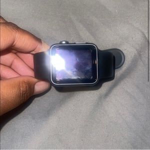 BLACK APPLE WATCH SERIES 1 .